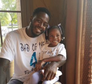 Jamychal Green With His Daughter