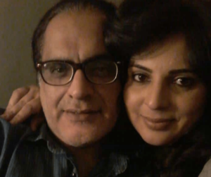 Mehmood Aslam With Wife 
