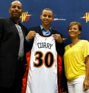 Sonya and Dell Curry 
