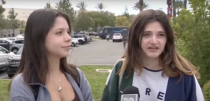 Students were interviewed after the arrest of a teacher for allegedly recording students in the bathroom.