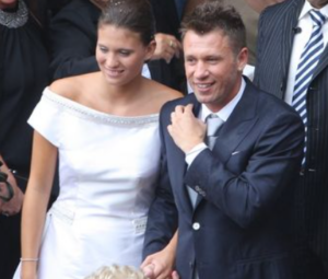 Antonio Cassano and wife Carolina Cassano