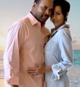 Barry Larkin and wife Lisa Larkin