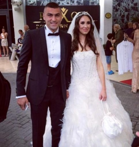 Burak Yilmaz married for the second time to his wife, İstem Atilla