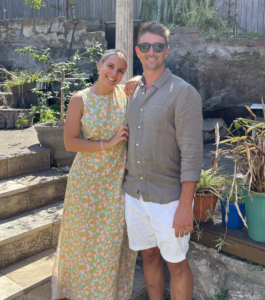 Daniel Sams with his Wife