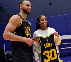 Jayda Curry and Stephen Curry