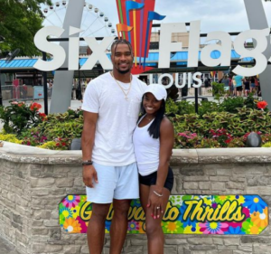 Jonathan Owens and Simone Bile