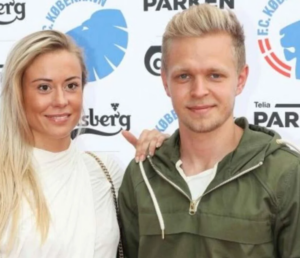 Kevin Magnussen wife Louise Gjorup
