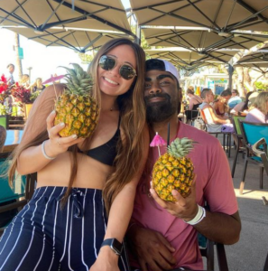 Sahith Theegala and his Girlfriend