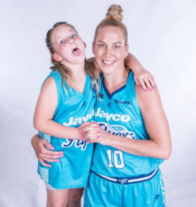 Abby Bishop with her Niece