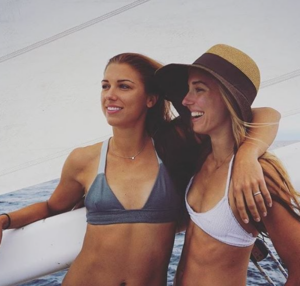 Alex Morgan and her Sister