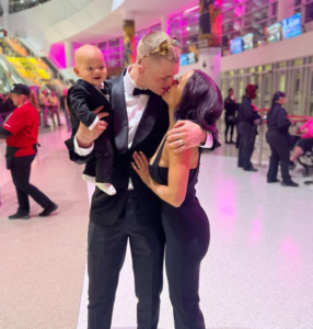 Ian Garry with his Family