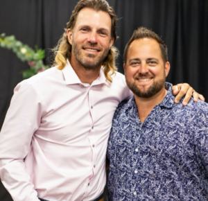 Kyle Wilder with his Friend