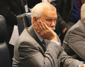 Jack Sandlin, sits in the Senate Chamber.