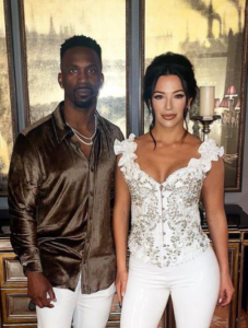 Maria Hanslovan with her husband