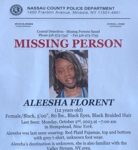 Aleesha Florent Missing Update: What Happened To Her? Found Safe