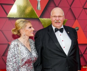 Andy Reid & her wife 