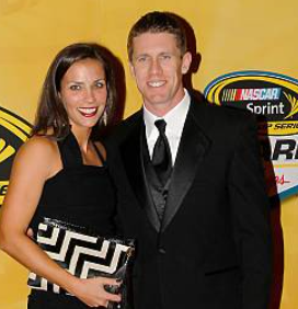 Carl Edwards and Katherine Downey