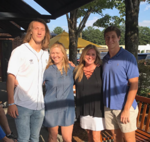 Trevor Lawrence with family