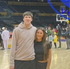 Austin Reaves and Jenna Barber 