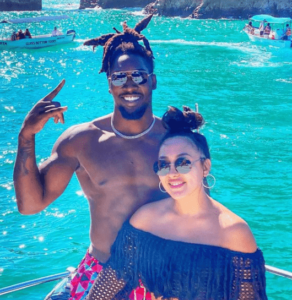 DeMarcus Lawrence and His Wife 
