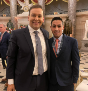 George Santos with Husband Matt
