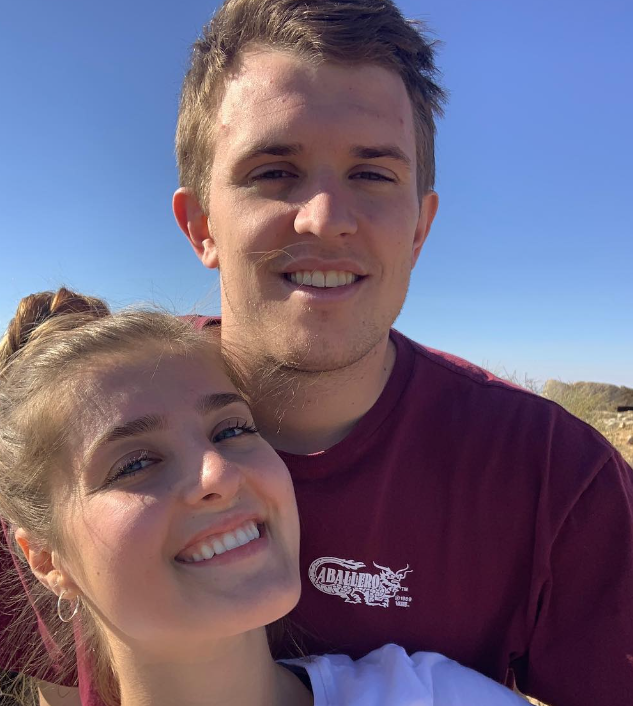 Jake Browning With His Girlfriend Stephanie Niles