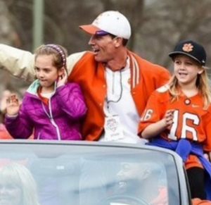 Terry Venables with His Daughters