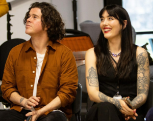 Laura Wilde and Kyle Falconer