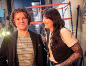 Laura Wilde and Kyle Falconer