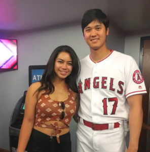 Shohei Ohtani and Kamalani Dung