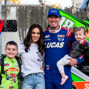 Kyle Busch and Samantha Busch 