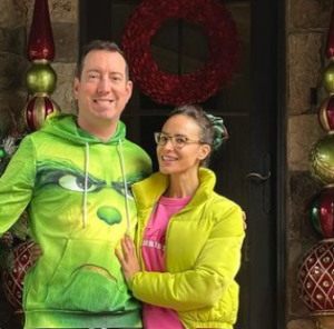 Kyle Busch and Samantha Busch 