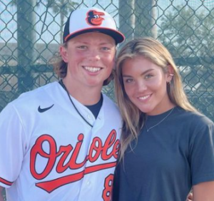 Jackson Holliday and His Wife