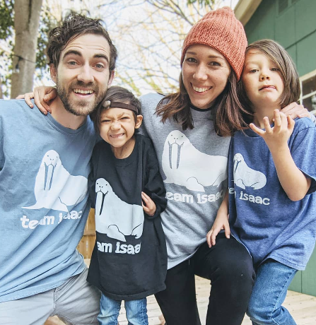 Daniel Coleman with his Family