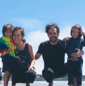 Daniel Coleman with his Family