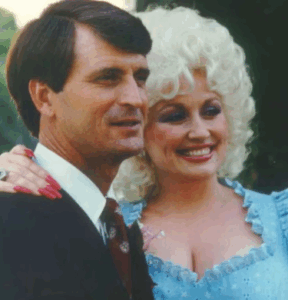 Carl Dean and Dolly Parton